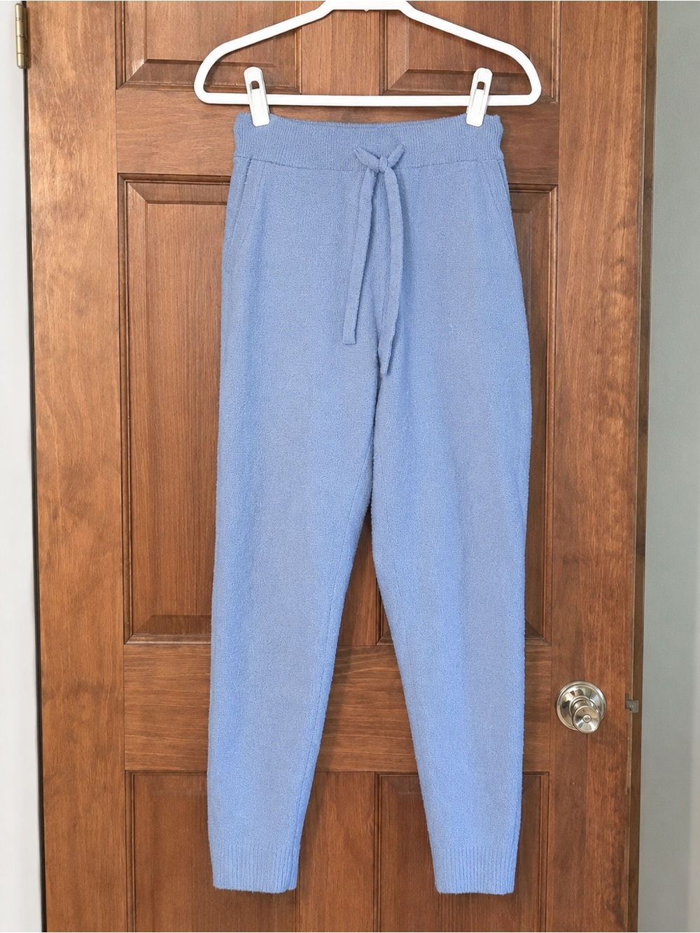 Eberjey Recycled Bouclé Jogger Pants Blue Lounge Pajama XS